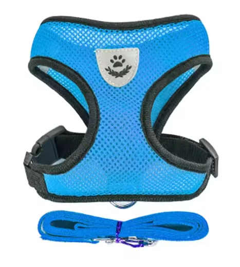 Reflective Adjustable Harness & Leash for Cats and Small Dogs